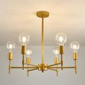 ASGYISA 6-Light Sputnik Chandelier for Modern Home Decor