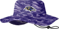 FOCO Men's NFL Team Logo Outdoor Sun Bucket Boonie Hat - Wide Brim