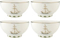 Lenox British Colonial Tradewind Rice Bowls Set of 4 - Classic