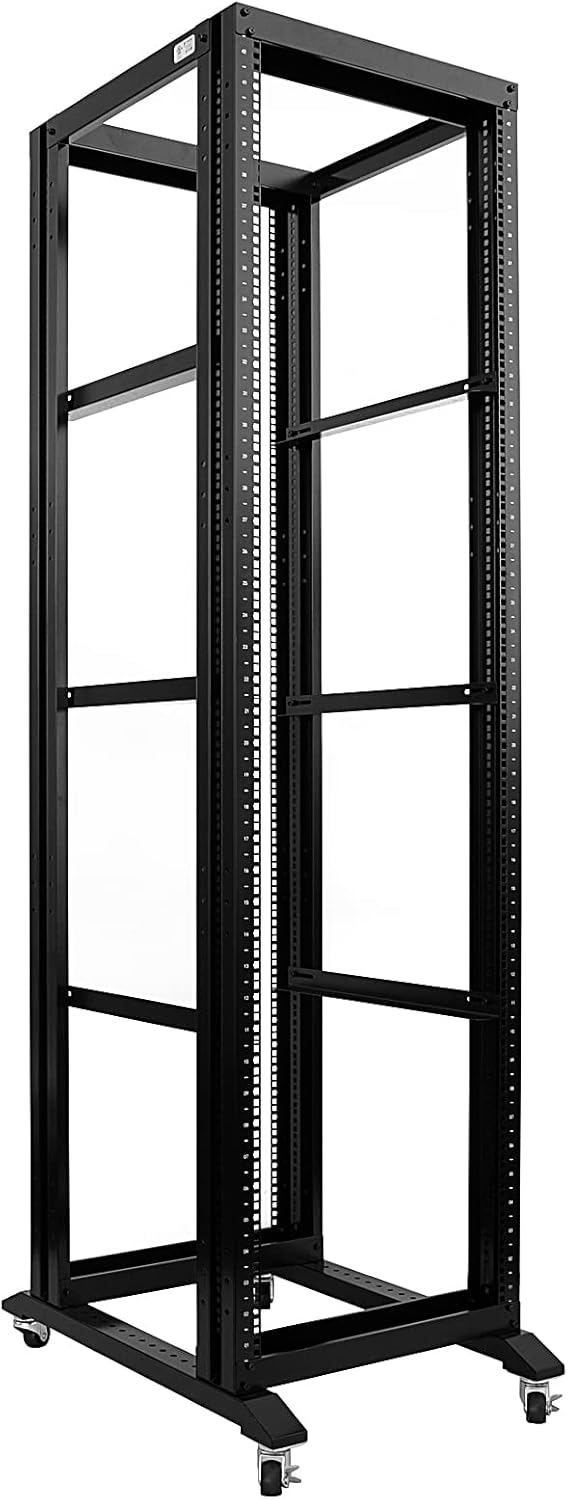 42U 4 Post Open Frame 19in Server Rack for Audio Equipment