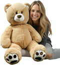 36 in Big Plush Beige Bear Teddy - Soft Oversized Cuddle Buddy