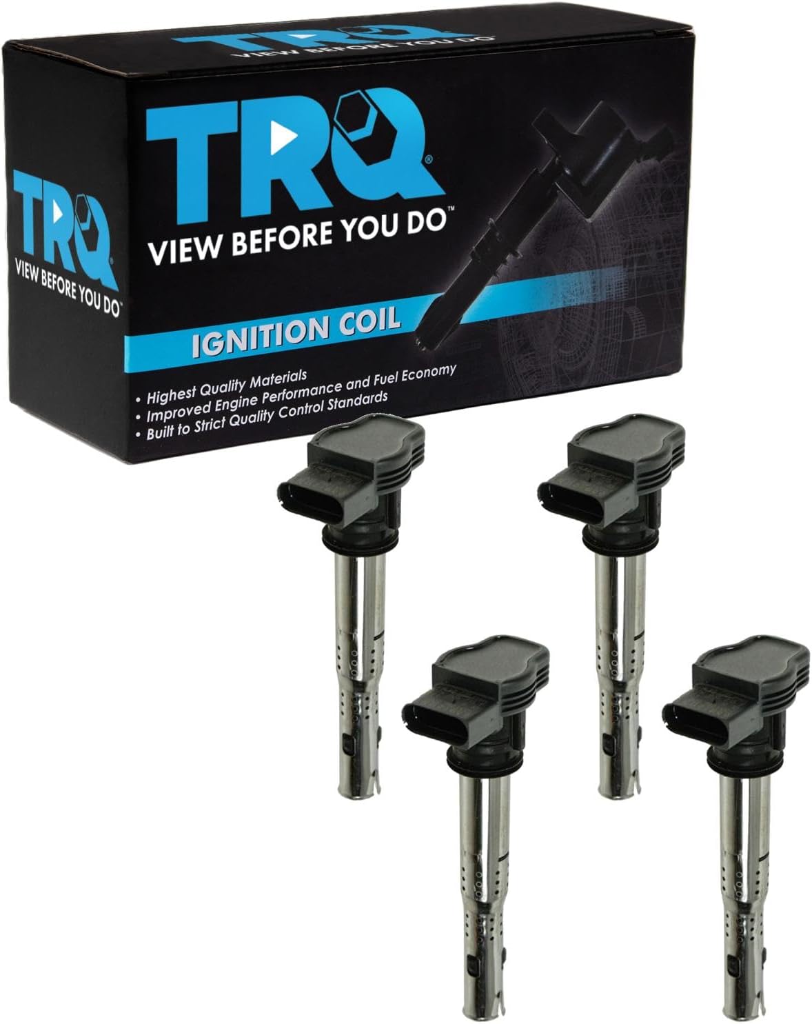 TRQ Ignition Coil Set for 05-18 Audi and 06-17 Volkswagen Vehicles