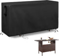 Outdoor Bar Cover for Wicker Bar Table 55inL x 18inD x 36inH