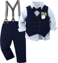 Toddler Baby Boy Clothes Suit Gentleman Wedding Outfits - Formal Set
