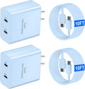 45W USB-C Super Fast Charger 2-Port - Dual 45W PPS/PD Fast Charge