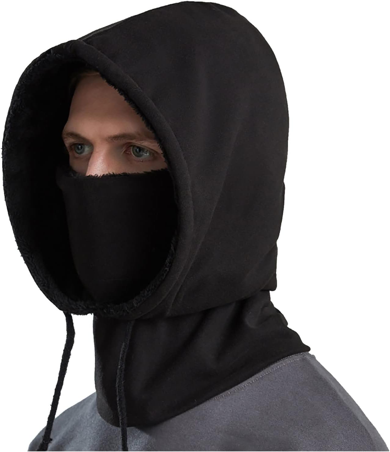 Windproof Sherp Hood Ski Mask - Cozy Warmth!