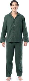 Fruit of the Loom Men's Flannel Pajama Sleep Set for Comfort