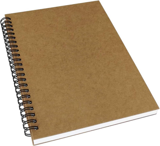 YUREE A5 Spiral Notebook: 100GSM Thick Paper, Durable Kraft Cover!