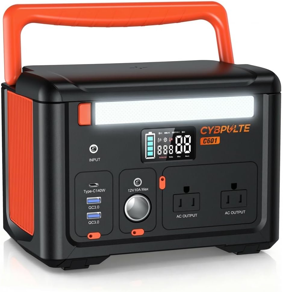 Portable Power Station 600W for Camping and Emergency Use