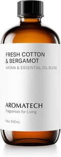 Fresh Cotton & Bergamot Aroma Oil Blend - Uplifting Home Scent