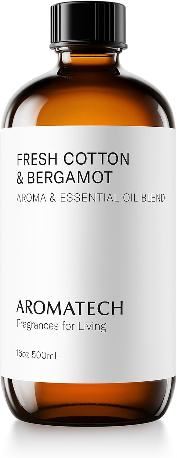 Fresh Cotton & Bergamot Aroma Oil for Scent Diffusers - 500ml