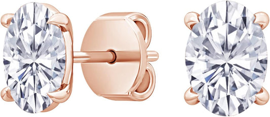 Houston Diamond District IGI Certified Lab Grown Diamond Stud Earrings