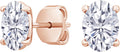 Houston Diamond District Lab Grown Diamond Stud Earrings - Classic