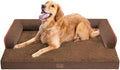 Large Dog Bed Orthopedic Washable - Bolster Couch Sofa for Big Dogs