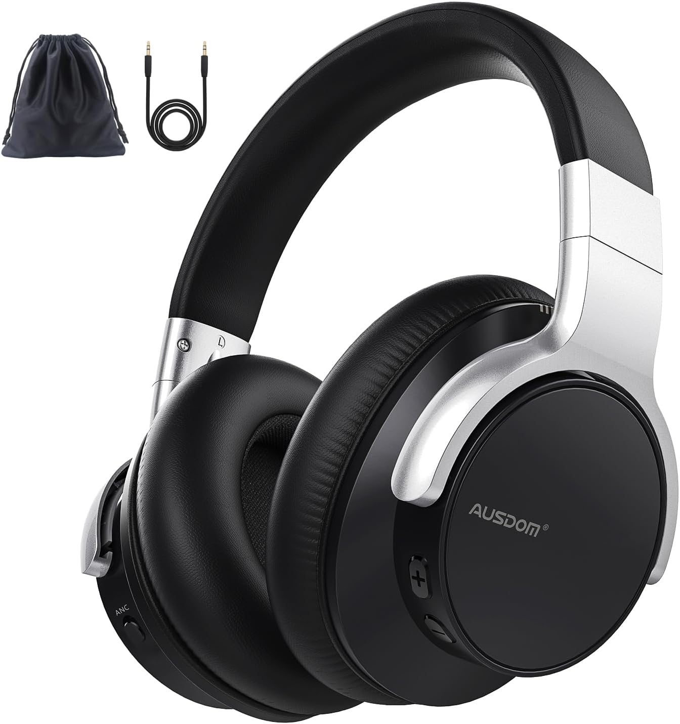 AUSDOM E7 Wireless Over Ear ANC Headphones for Ultimate Comfort