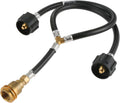 Universal Y Type Splitter Propane Tank Converter Adapter Hose