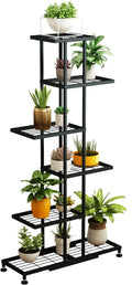 Metal Plant Stand with 6 Tiers for 12 Potted Plants Display