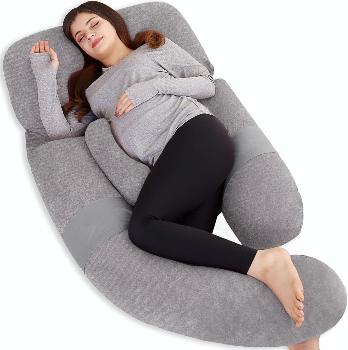 Detachable Maternity Pillow for Pregnant Women - 60in Comfort