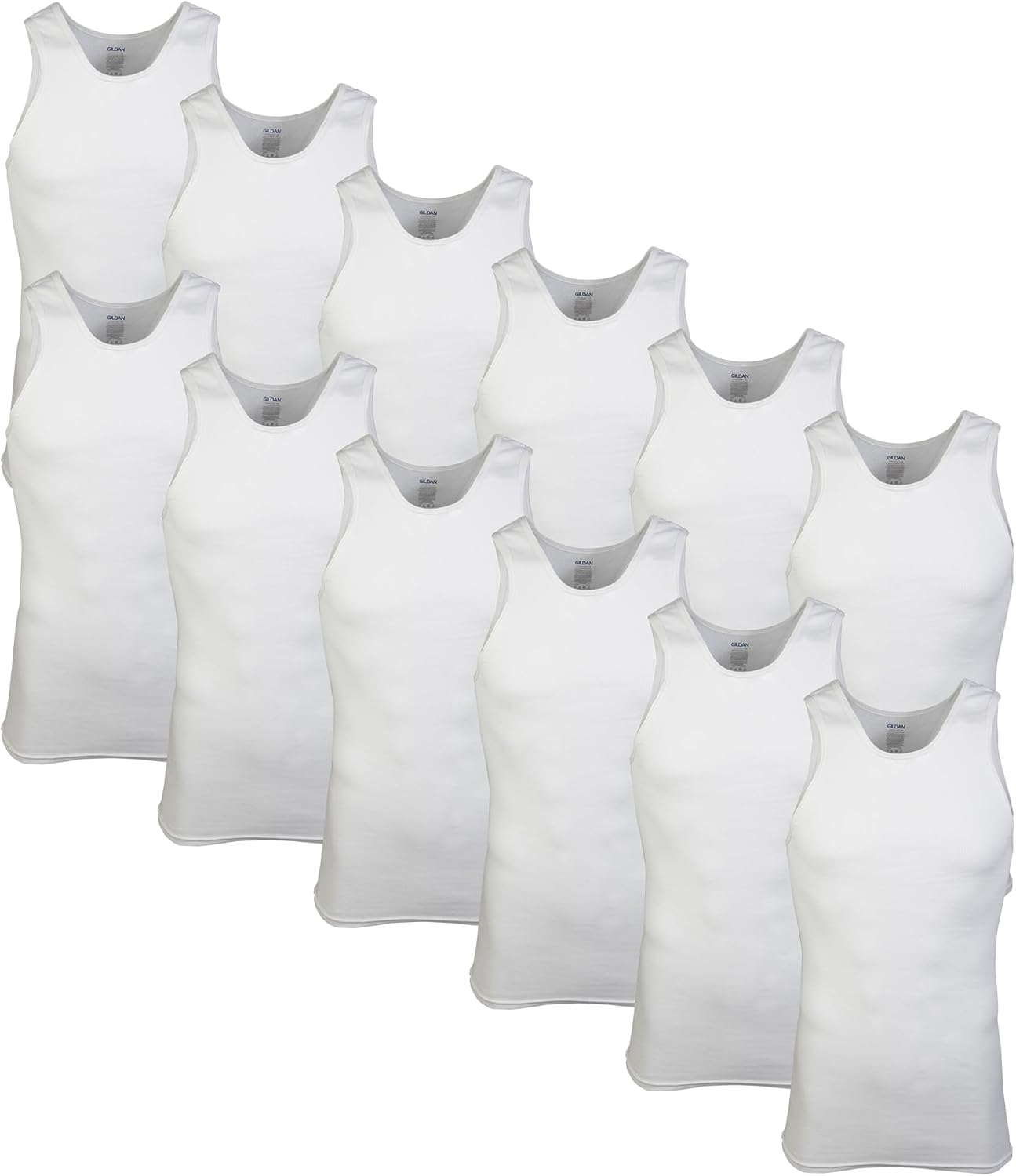 Gildan Men's A-Shirt Tanks Multipack for Comfort and Style