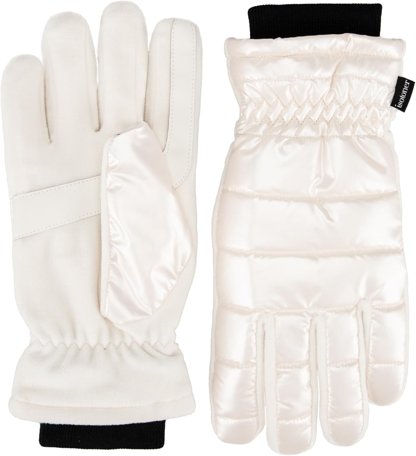 isotoner Womens Water Repellent Touchscreen Gloves for Winter