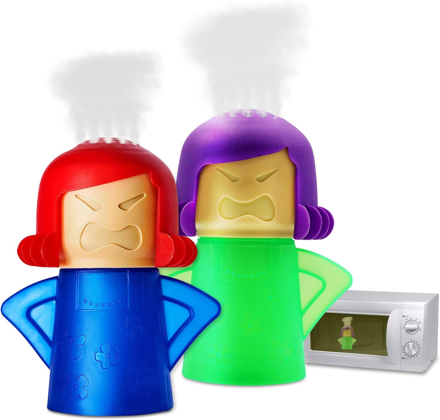 Effortless Microwave Cleaning with Abnaok Angry Mama Duo