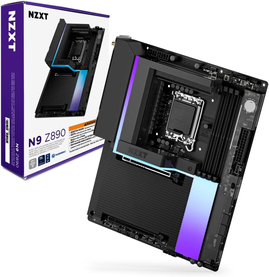 NZXT N9 Z890 Gaming Motherboard with Advanced Features