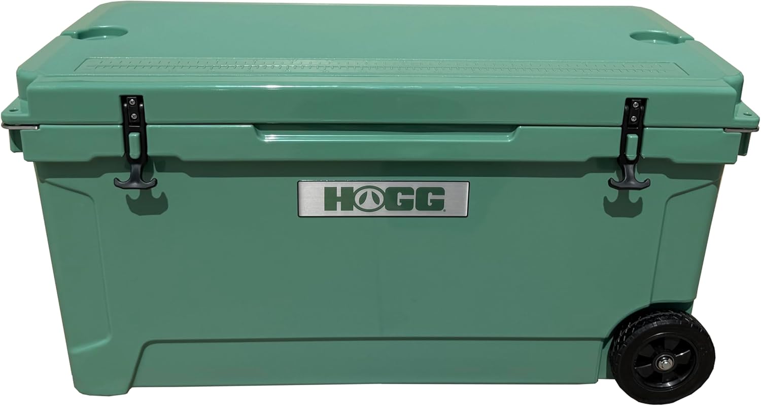 Hogg Insulated Cooler with Wheels for Fishing and Camping