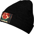 Retro Canada Flag Knit Beanie - Thick Soft Warm Winter Hat