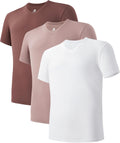 Micro Modal Men's Undershirts 3-Pack - Ultra Soft Crew & V-Neck