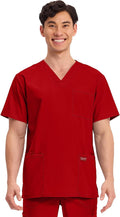 Cherokee Men's V-Neck Scrub Top Traditional Fit - Durable Comfort