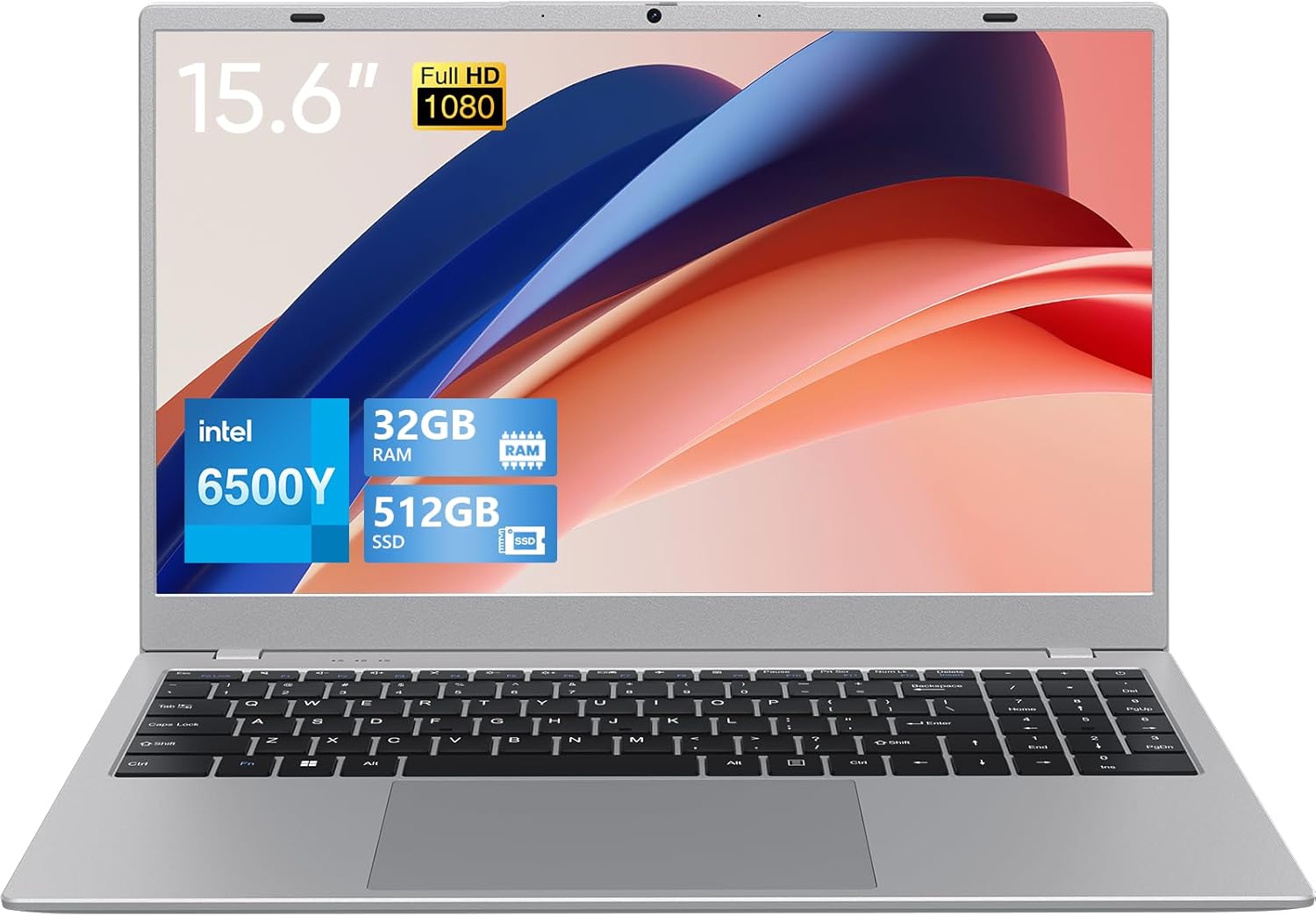 15.6 IPS-FHD Laptop with 32GB RAM and 512GB SSD for Students
