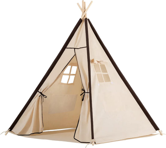 Lavievert Teepee Tent for Kids - Water-Resistant Play Fun