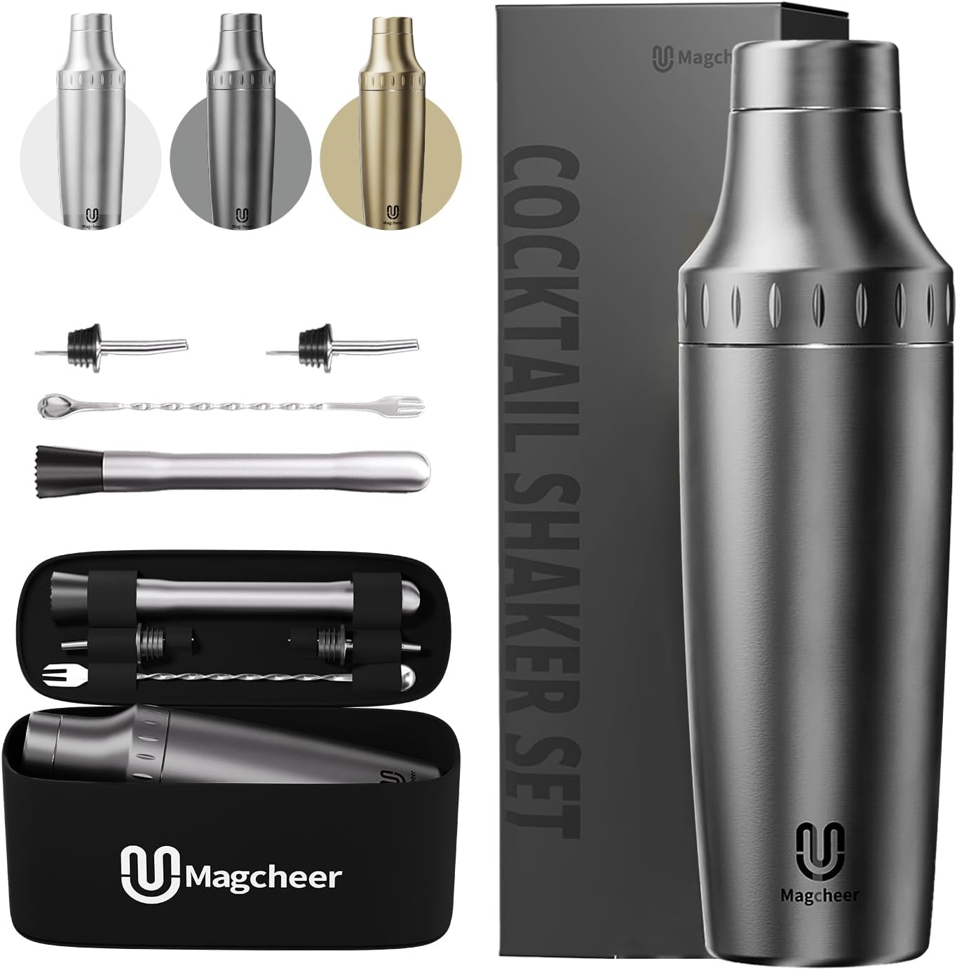 Hybrid Cocktail Shaker Set for Perfect Drinks Anywhere