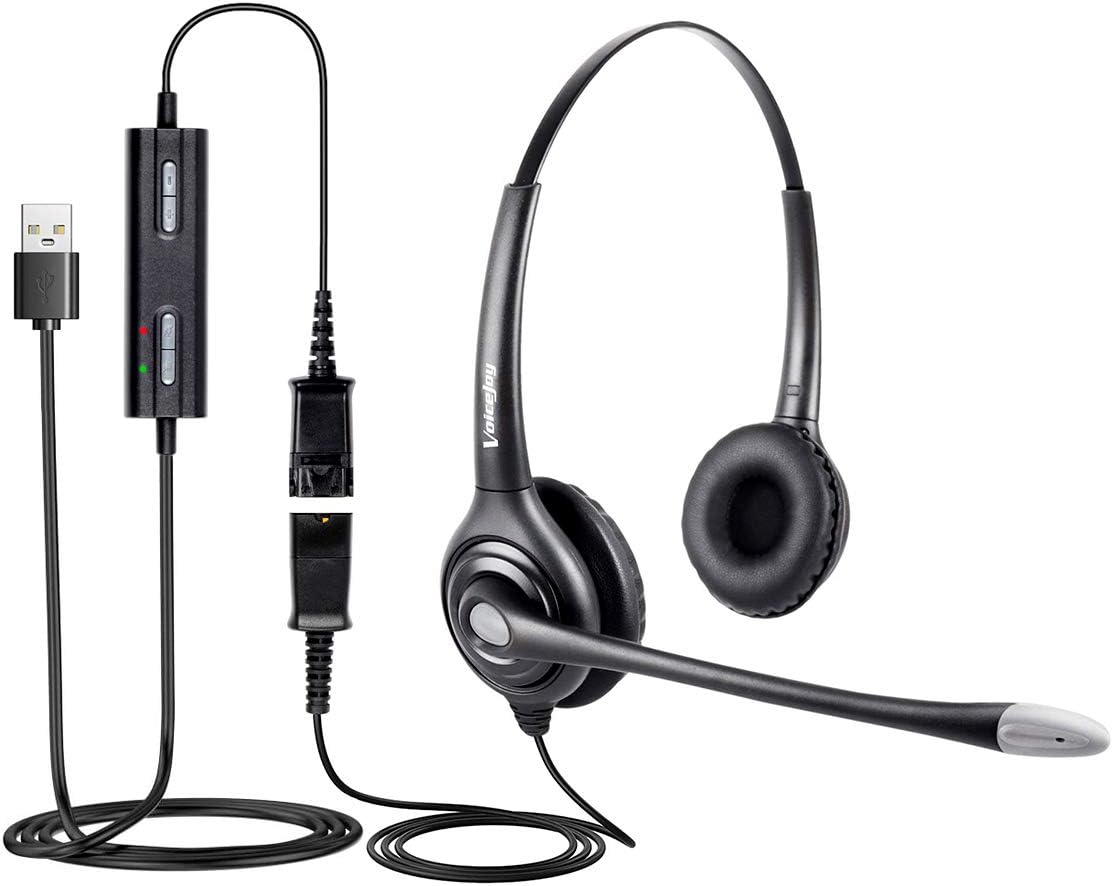 VoiceJoy HD261 USB Plug Headphone for Comfort and Noise Cancelling