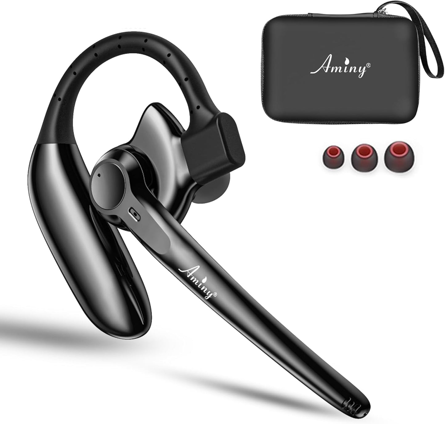 Wireless Bluetooth Headset with AI Noise Cancelling for Comfort