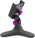 Universal Desktop Cell Phone Holder - Violet Metal Knobs - Stable Tilt