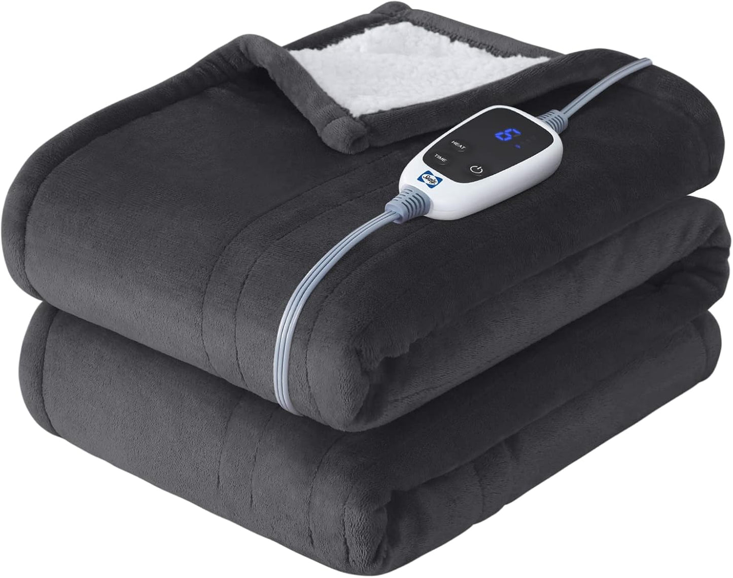 SEALY Heated Throw Blanket for Ultimate Warmth and Comfort