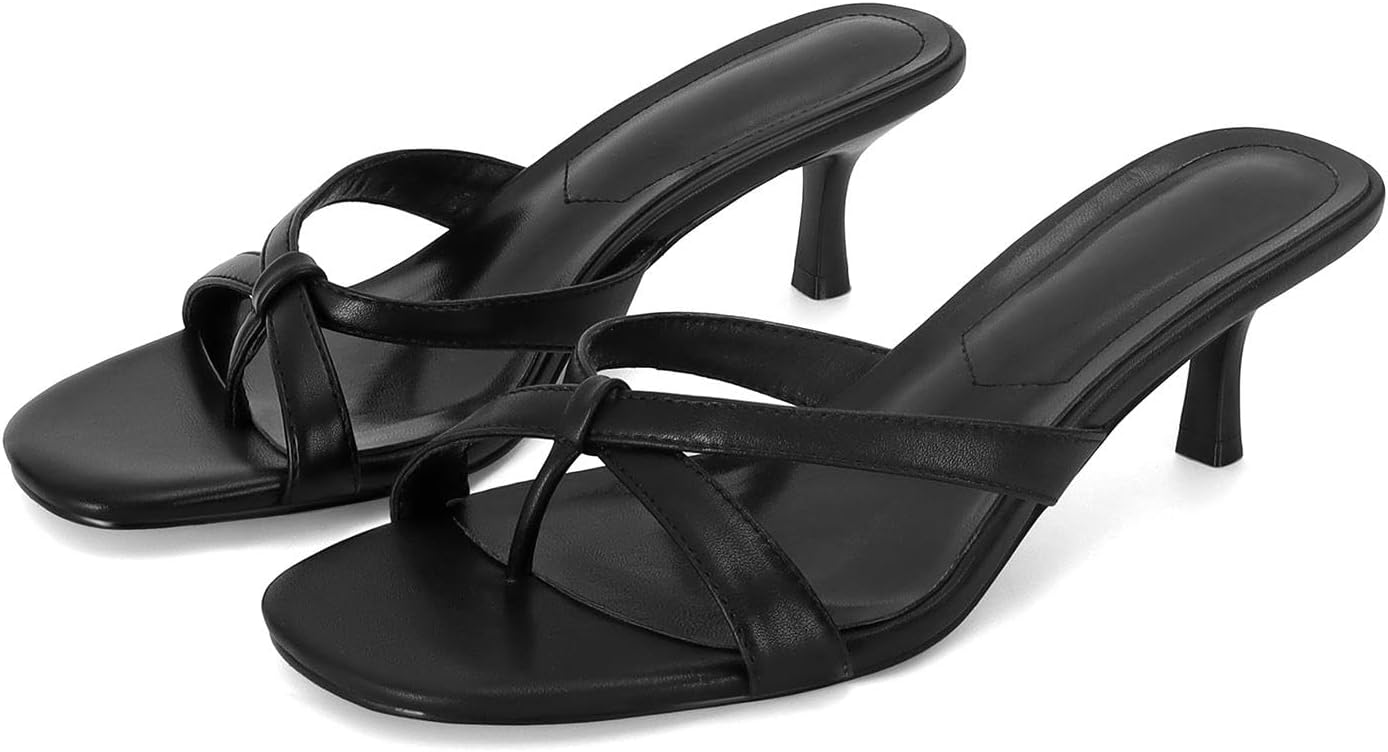Dsevht Gold Kitten Heel Sandals for Women - Stylish Comfort