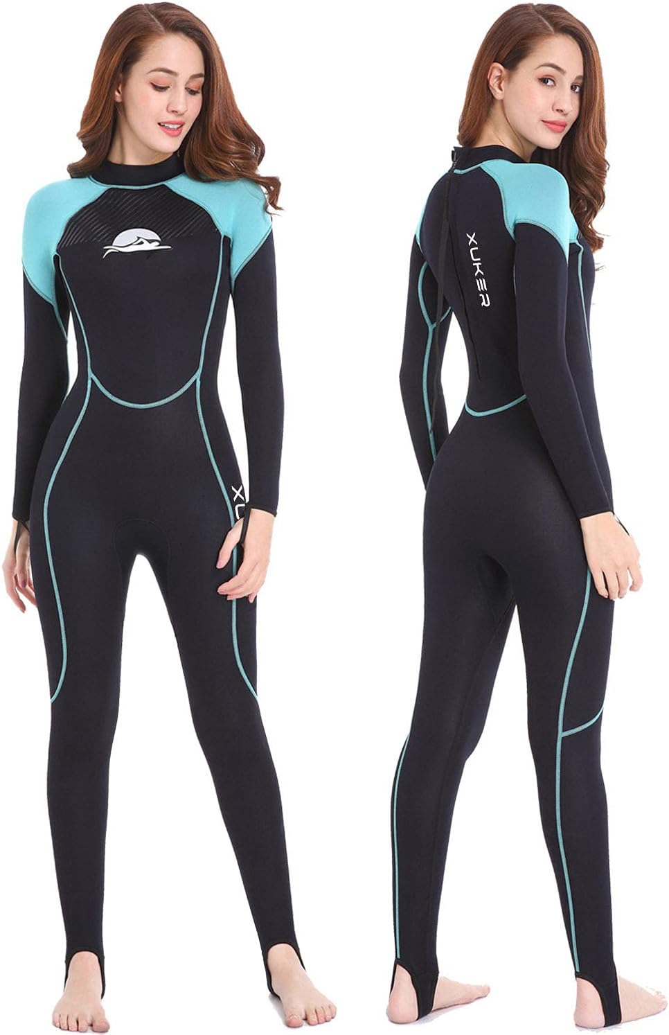 XUKER Wetsuit for Water Sports - 2mm 3mm Neoprene Full Body Suit