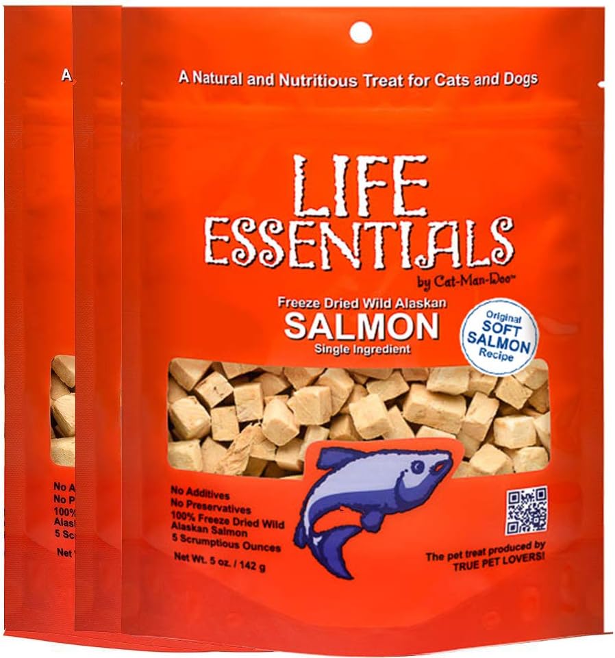 All Natural Freeze Dried Wild Alaskan Salmon Treats for Pets