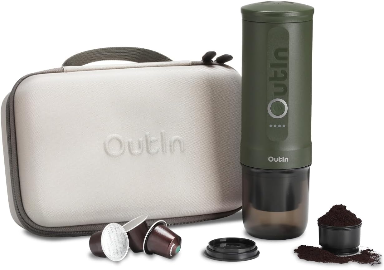 Outin Nano Electric Espresso Machine - Brew Anywhere