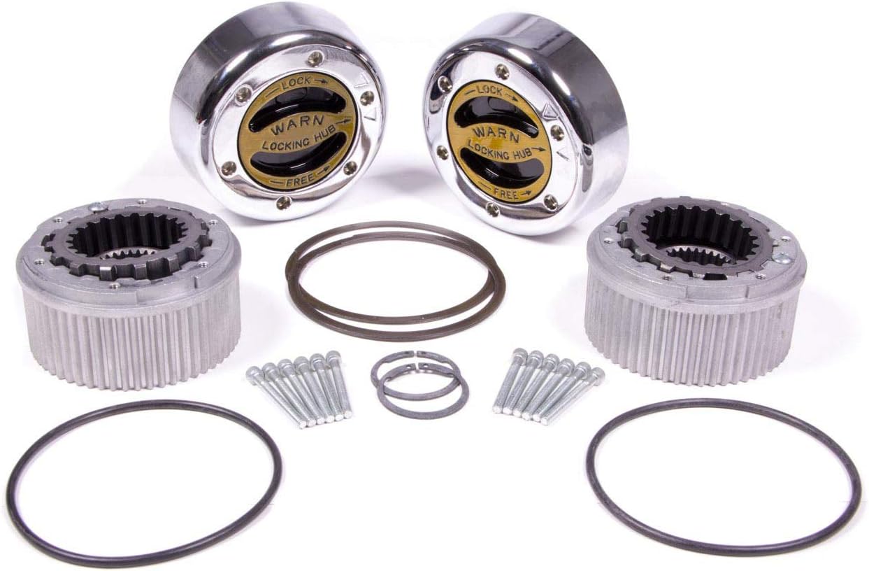 WARN 38826 Premium Manual Hubs for Dana 60 Axles - Durable Design