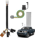 Nilight 4 Pin Trailer Wiring Harness Kit for 2005-2025 Nissan Frontier