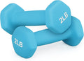 MADOG Dumbbell Set Neoprene Coated Hexagon Hand Weights - Compact Home
