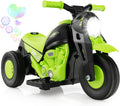 Costzon Kids Motorcycle 6V Ride-On Motorcycle for Kids - Bubble Fun