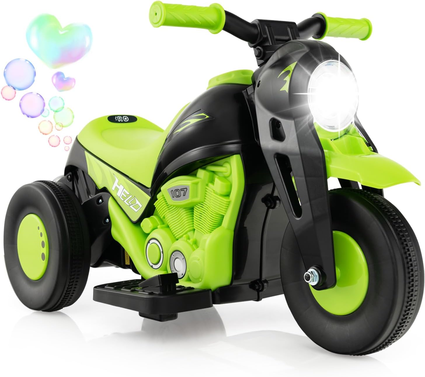 Costzon Kids Motorcycle with Bubble Maker and LED Headlight