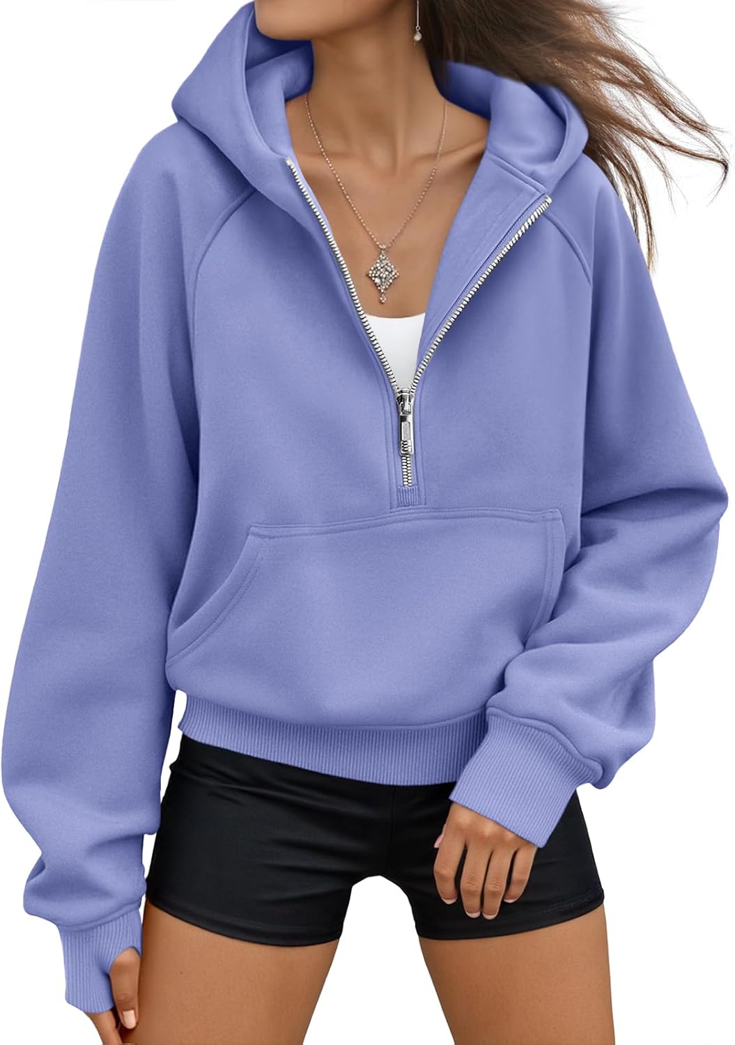 AUTOMET Womens Hoodies Fleece Zip Up Jackets for Fall Fashion