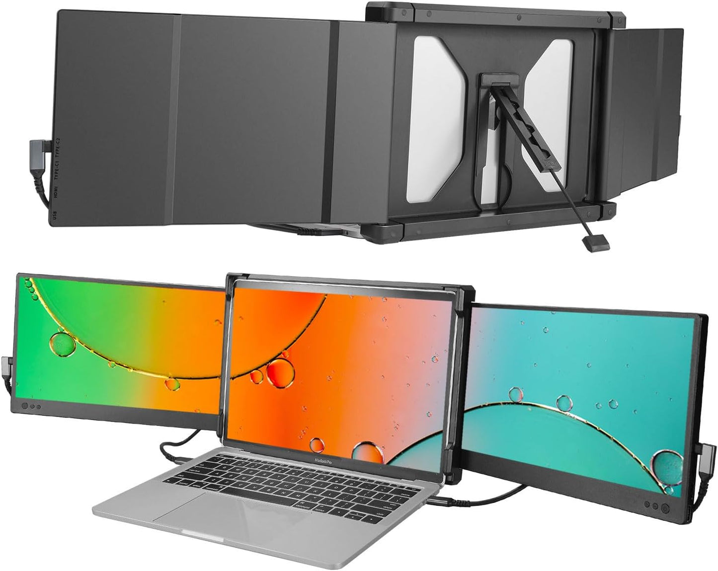 Boost Productivity with Triple Monitor Laptop Extender