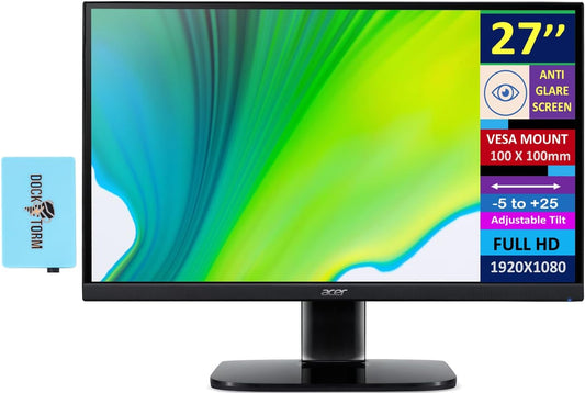 Acer 27 Zero-Frame FHD IPS Monitor - Smooth 100Hz Refresh Rate