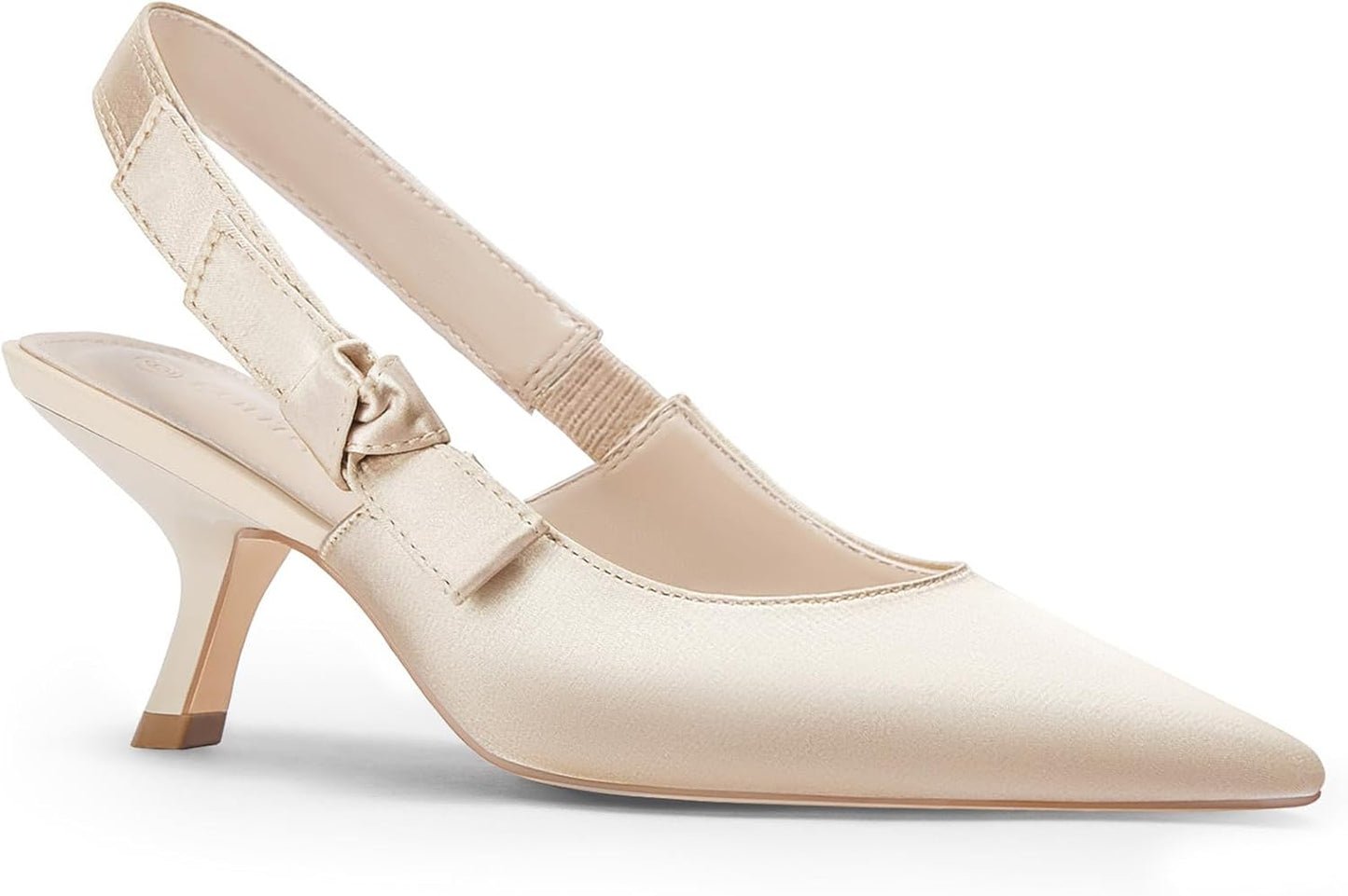 Coutgo Womens Slingback Kitten Heels for Stylish Comfort